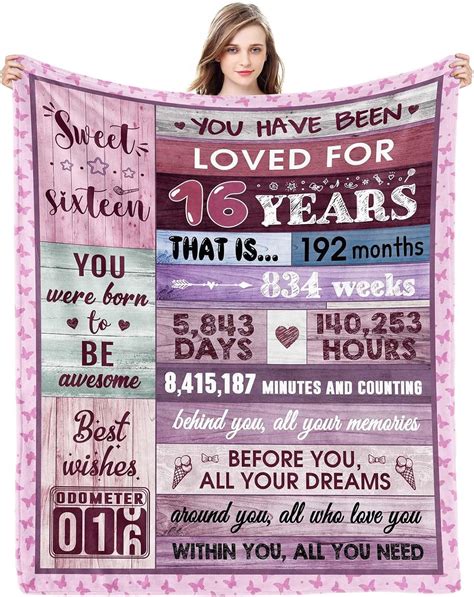 Sweet 16 Gifts for Girls, 16 Year Old Girl Birthday Gift Ideas, 16th ...