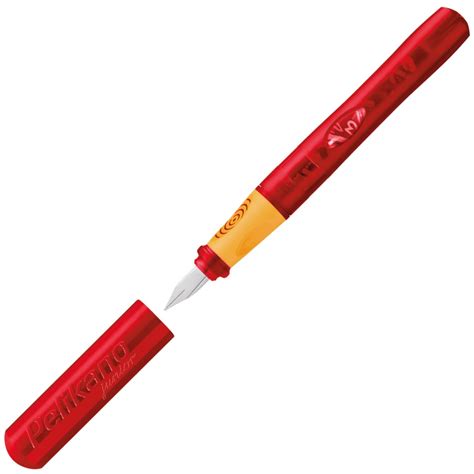 Pelikan Pelikano Jr. Fountain Pen, Right-Handed, Medium Nib, Red, 1 Pen ...