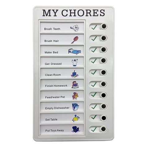 Buy Stemuap 2 Pieces Chore Chart for Kids,Portable Chore Chart Memo ...