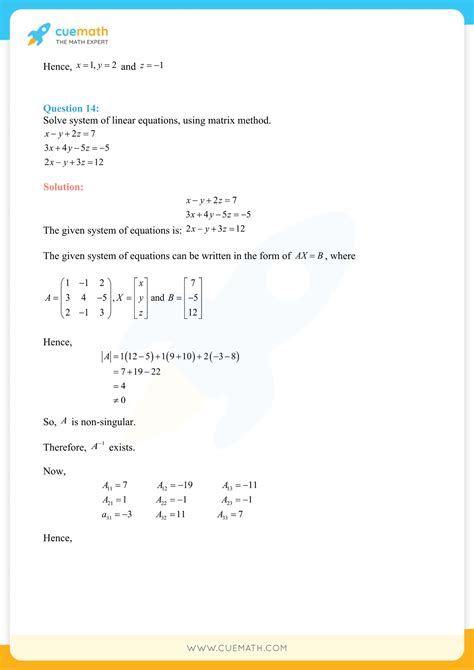 Math Exercise 4.3 Class 12 的图像结果