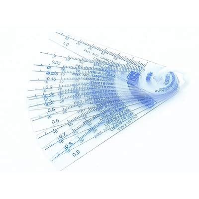 0.05-1mm Thickness Plastic Feeler Gauge Gap Filler India | Ubuy