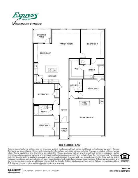 Dr Horton Kingston Floor Plan Texas | Viewfloor.co