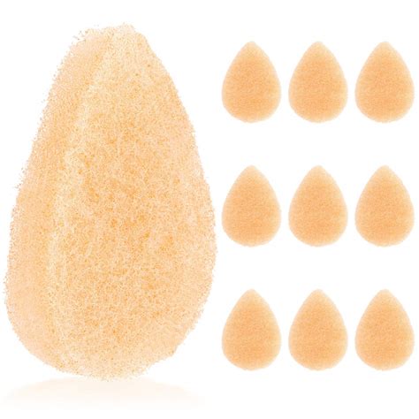IMPRESA 10 Pack Facial Sponge For Daily Deep Cleansing And Gentle ...