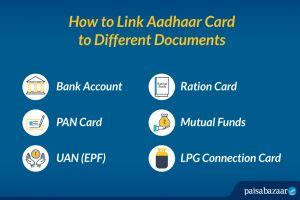 How to Link Aadhaar Card to Different Documents - Compare & Apply Loans ...