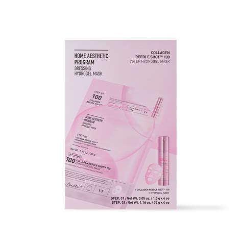 [VT Cosmetics] COLLAGEN Reedle Shot 100 2STEP Hydrogel Mask - 2type ...