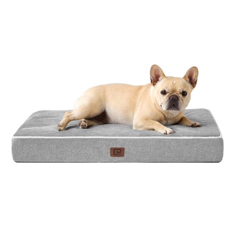 EHEYCIGA Waterproof Dog Bed Memory Foam 30x20, Orthopedic Dog Beds Mat ...