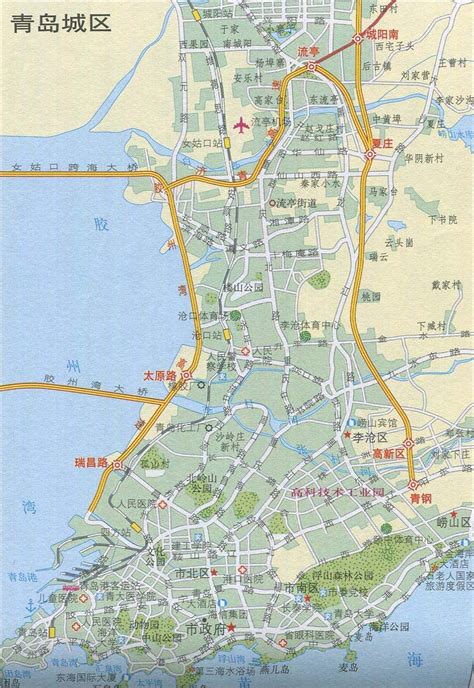 青岛地图_GarfieldEr007的专栏-CSDN博客