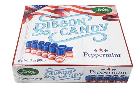 Buy Ribbon Candy Old Fashioned. Sevigny's Thin Red White and Blue Hard ...