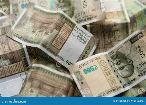 Indian Five Hundred Rupee Currency Background Stock Photo - Image of ...