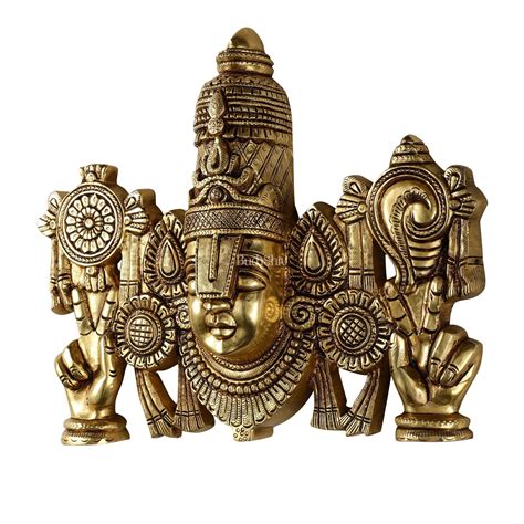 Superfine Brass Lord Tirupati Balaji Venkateshwara Swamy Wall Hanging ...