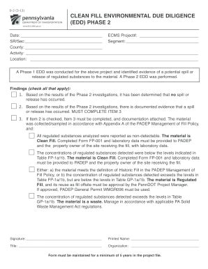 Fillable Online ftp dot state pa penndot form edd vii Fax Email Print ...