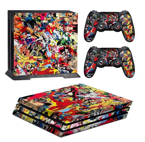 Buy Fox Micro®PS4 Pro Console Hero's VS Skins Skin Decal Vinal Sticker ...