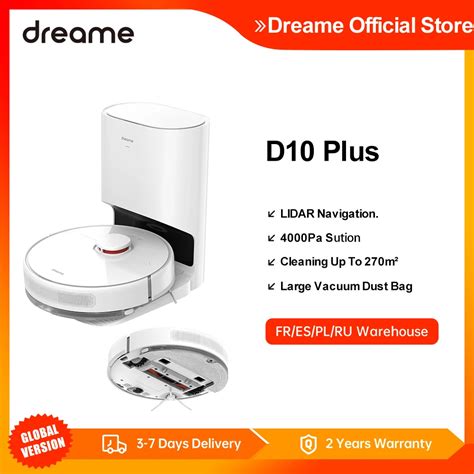 Xiaomi Dreame Bot Z10 Pro L10 Plus Auto-empty Robot Vacuum And Mop 4l ...
