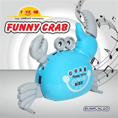 Funny Crab Bump N Go | Lights & Sound | Musical Baby Toy | Baby Dance ...