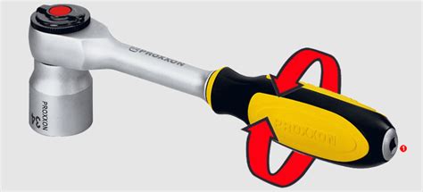 Proxxon - ROTARY ratchet 1/2'' - 23084