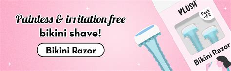 Plush Reusable Bikini Razor for Women (2 Pcs) | Best Razor for Shaving ...