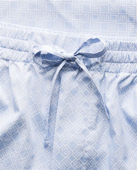 Double-E Fine Twill Pyjama Set - Eton