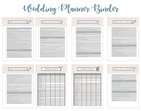 Free Printable Wedding Binder Templates - FREE Printable A-Z
