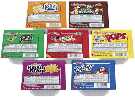 Amazon.com: Kellogg's Favorites Single Serve Breakfast Cereal Cups Assortment Variety Pack, 96 ...