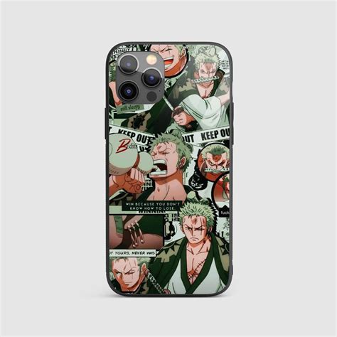 Roronoa Synopsis Silicone Armored Phone Case - Zoro's Journey Unfolded