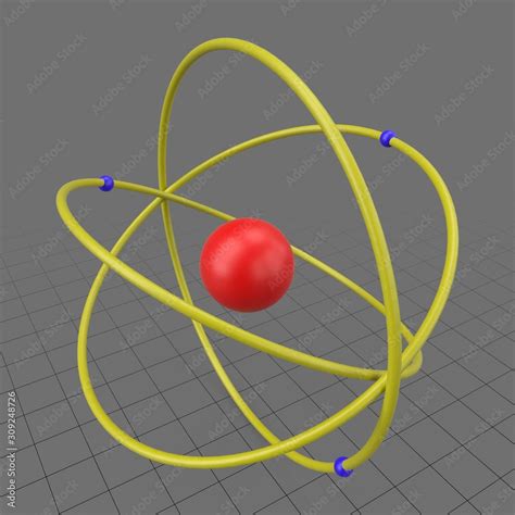 Image result for 3D Atom Model
