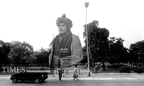 Rajiv Gandhi News Photo A huge hoarding of Rajiv Gandhi...