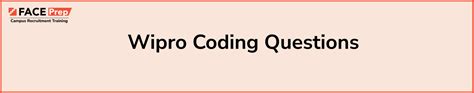 Image result for Wipro Coding Decoding Exams