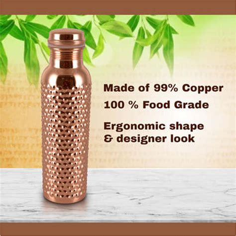 Buy ASK HAMMERED COPPER WATER BOTTLE 1 LITER Online & Get Upto 60% OFF ...
