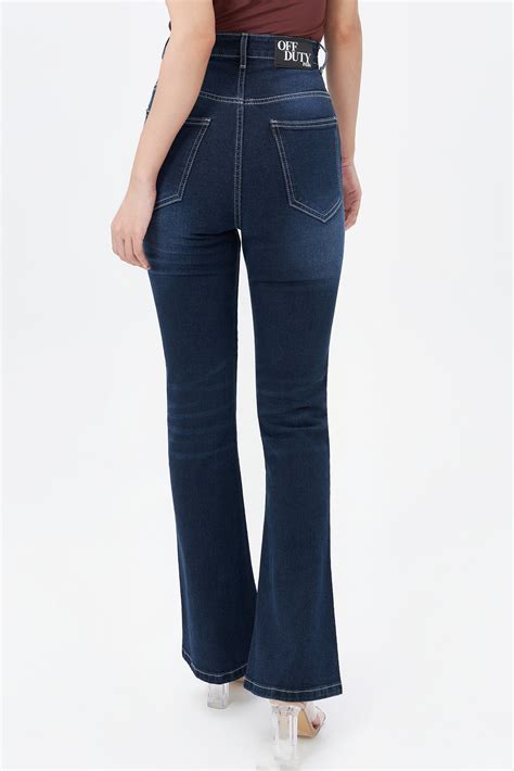Deep Blue Flare Bootcut Jeans – Offduty India