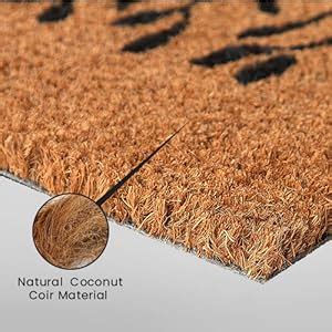 Buy Onlymat Natural Coco Coir Tree Printed Anti-Slip Doormat Long ...