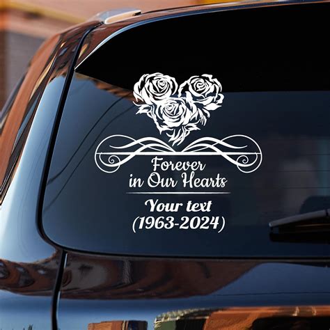 Image result for In Loving Memory Back Window Decals