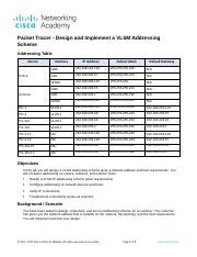 Image result for Design and Implement a VLSM Addressing Scheme