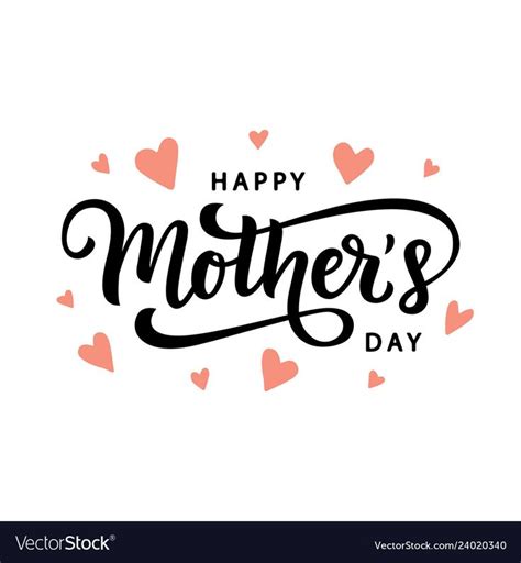Happy Mothers Day typography poster with. Download a Free Preview or ...