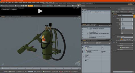 3D Throwflame XL18 Flamethrower model | 3D Molier International