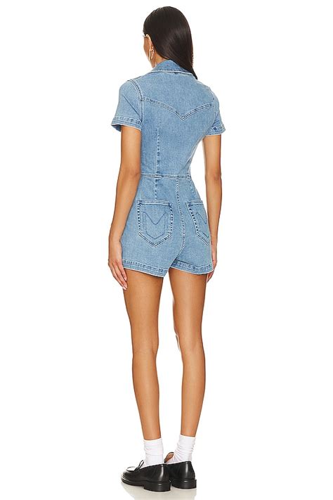 Show Me Your Mumu Ranch Romper in French Blue | REVOLVE