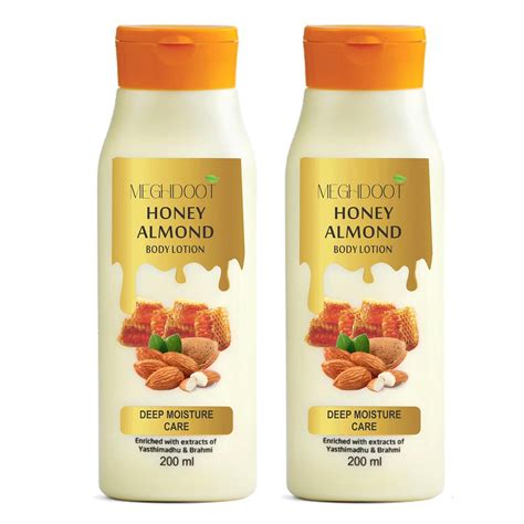 Buy Meghdoot Honey Almond Body Lotion Deep Moisture Care, Ayurvedic ...