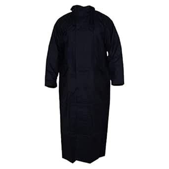 Buy Women's Black Long PVC Hooded Raincoat|Over Raincoat with Carry Bag ...