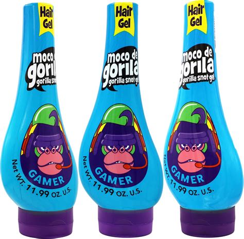 Amazon.com : Moco de Gorila Gamer, Hair Styling Gel, Long-Lasting Hold ...