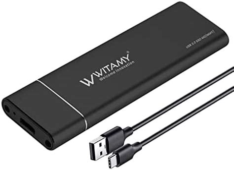 Witamy Mini External USB 3.0 MSATA M.2 SSD (not for PCIe NVMe) Hard ...
