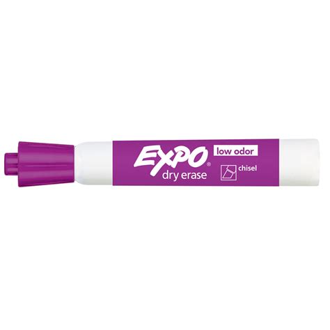 Expo Dry Erase Low Odor Plum Chisel Tip Marker