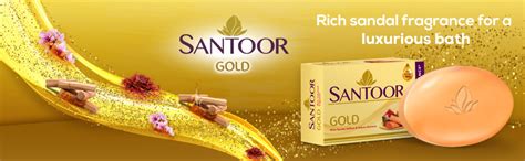 Buy SANTOOR Royal Sandal, 6x125g & Santoor Gold Soap with Saffron ...