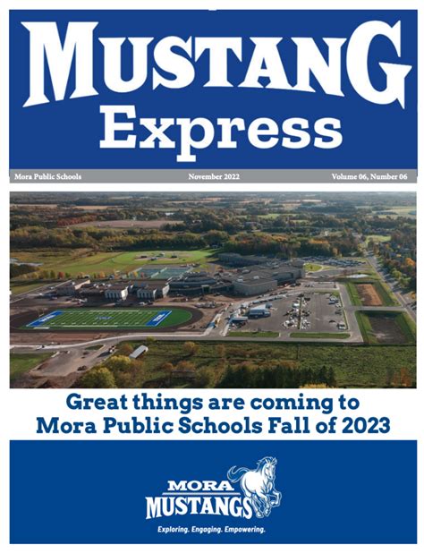 The Mustang Express | Mora Public Schools