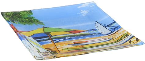 Buy Young's Glass Beach Plate, 8-Inch Online at Low Prices in India ...