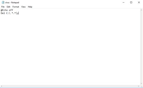 Image result for Fake Notepad Virus Script