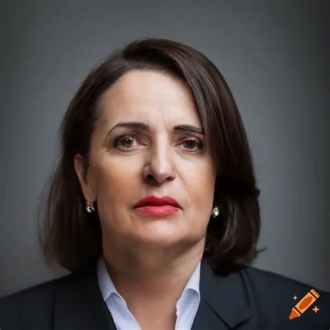 Photo of a spanish female politician on Craiyon