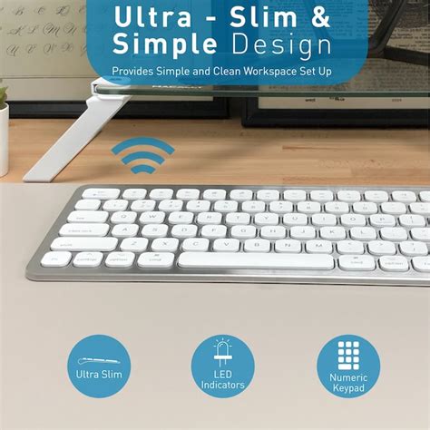 Macally Bluetooth Wireless Keyboard For Mac, Imac, Apple Mac Pro, Mac ...