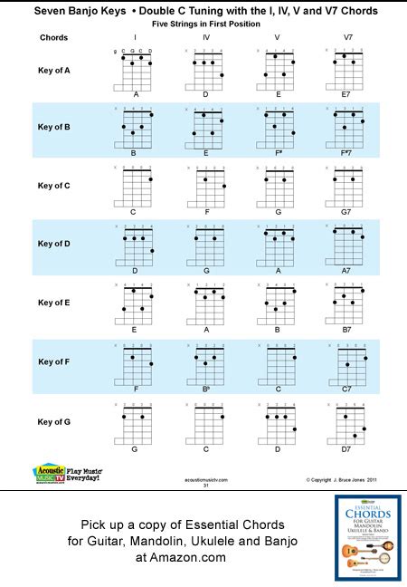 Image result for 5 String Banjo Chords