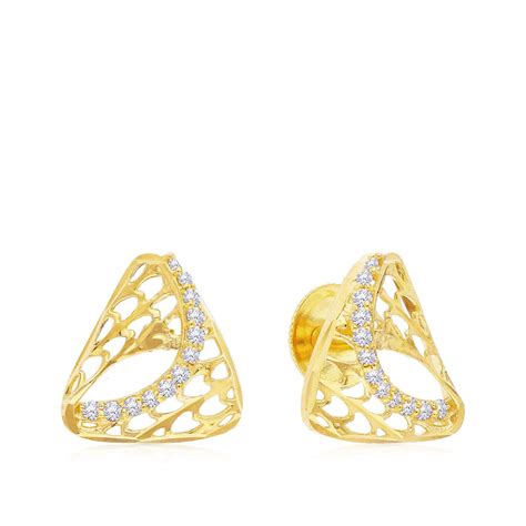 Malabar Gold & Diamonds 22k Gold Earrings for Women |22 kt (916) BIS ...