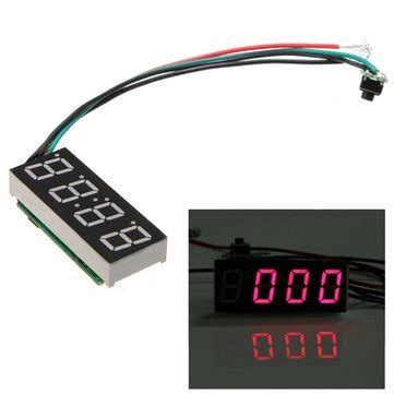 DC 7-30V Digital LED Clock For Car Truck Motorcycle Motor 24 Hour Time ...