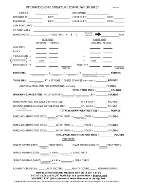 Fillable Online COMP SHEET IN EXCEL with WALKWAYsans RS reference.XLS ...